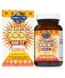Vitamín D3 - RAW Vitamin Code - 5000IU - 60 kapslí